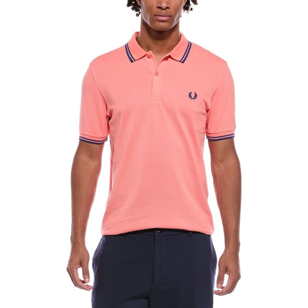 Fred Perry Mens Woven Polo Shirt